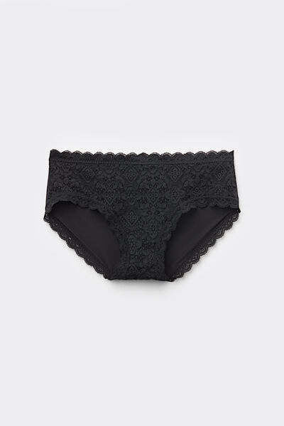 Lace and Microfibre Knickers