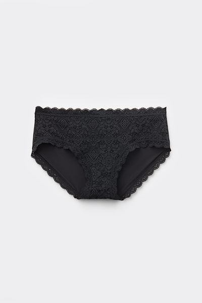 Lace and Microfibre Knickers
