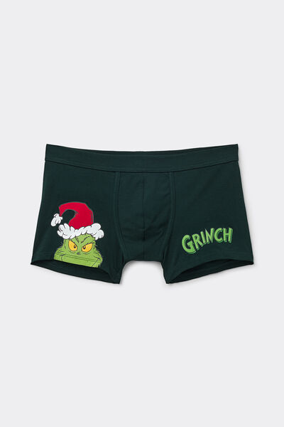 Μποξεράκι από Βαμβακερό Ύφασμα Superior με Print The Grinch Dr Seuss™