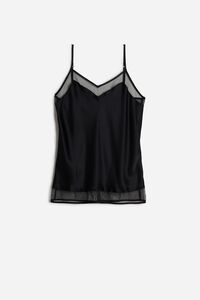 Silk Thin Strap Top