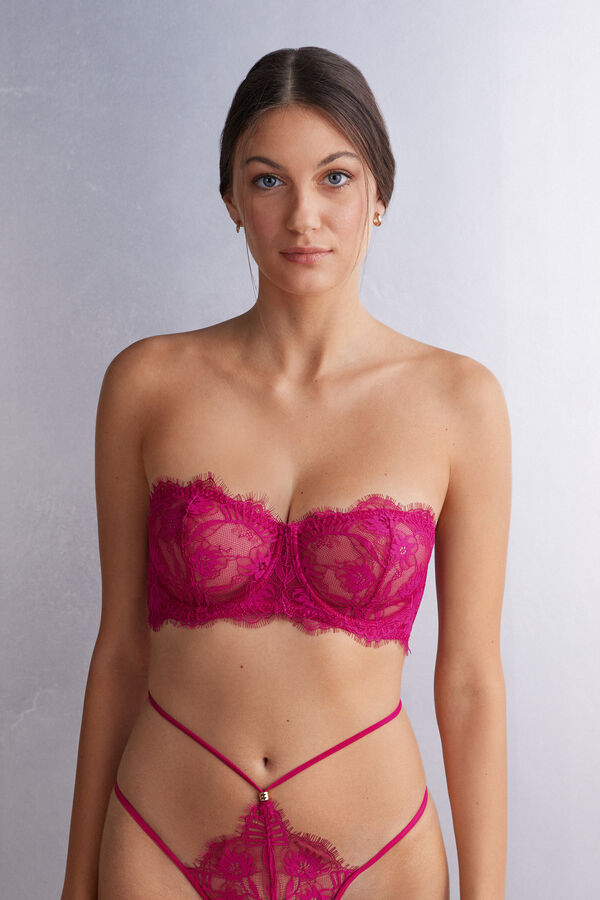Sensual Flowers Balconette Bandeau Bra