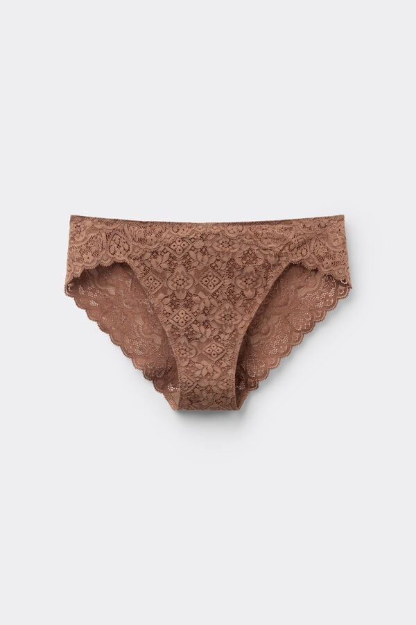 Low-Rise Lace Knickers