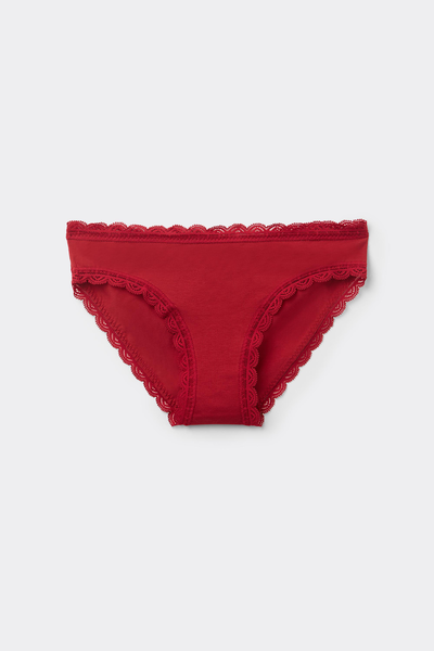 Cotton and Lace Briefs