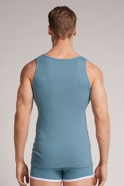 Ribbed Superior Cotton Vest Top