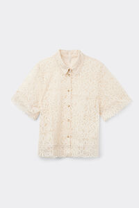 Italian Riviera Short-Sleeved Lace Shirt