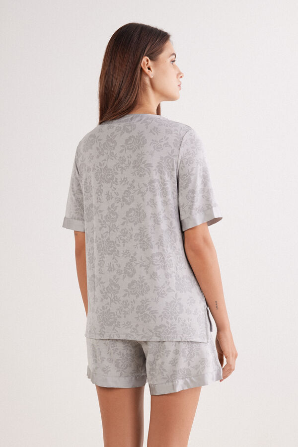 Soft Dreams Devoré Motif Short Pajamas