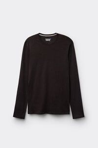 Long-sleeve Round-Neck Merino-Wool Top