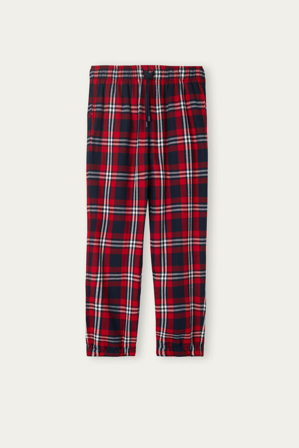 Pompeian Red Terry Trousers