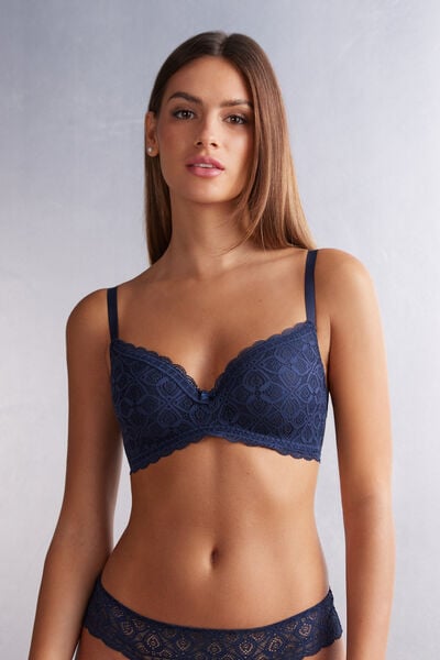 Adele Triangle Bra in Lace