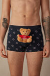 Боксери з Еластичної Бавовни Supima® з Іграшкою Teddy з Написом «I Love You»