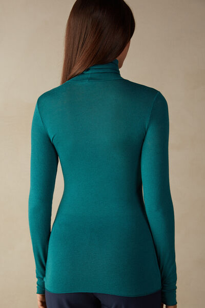 Modal Cashmere Ultralight High-Neck Top