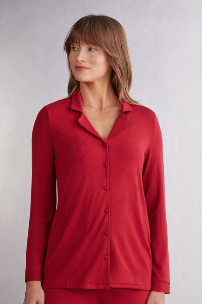 Long-Sleeve Micromodal Jacket