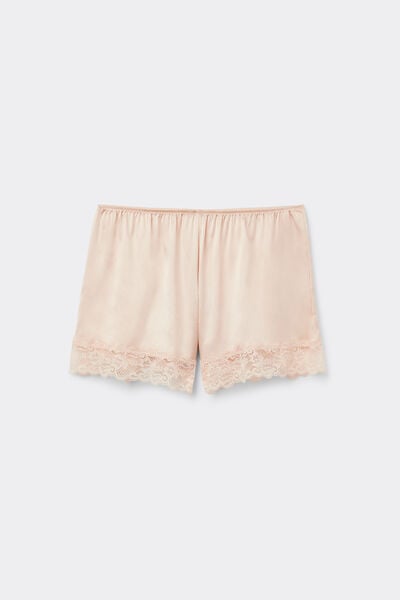 Pantaloncino in Seta con Pizzo