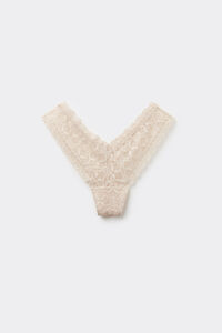 80s-Style Lace Brazilian Briefs