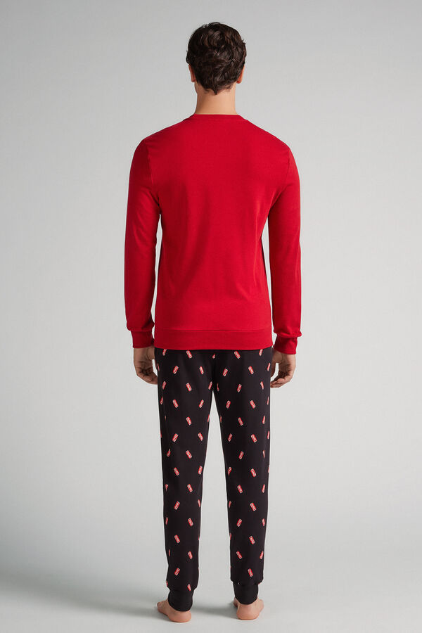 Coca-Cola® Logo Cotton Full Length Pajamas