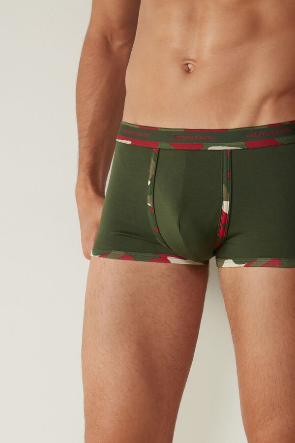 Boxers in Stretch Supima® Cotton with Logo