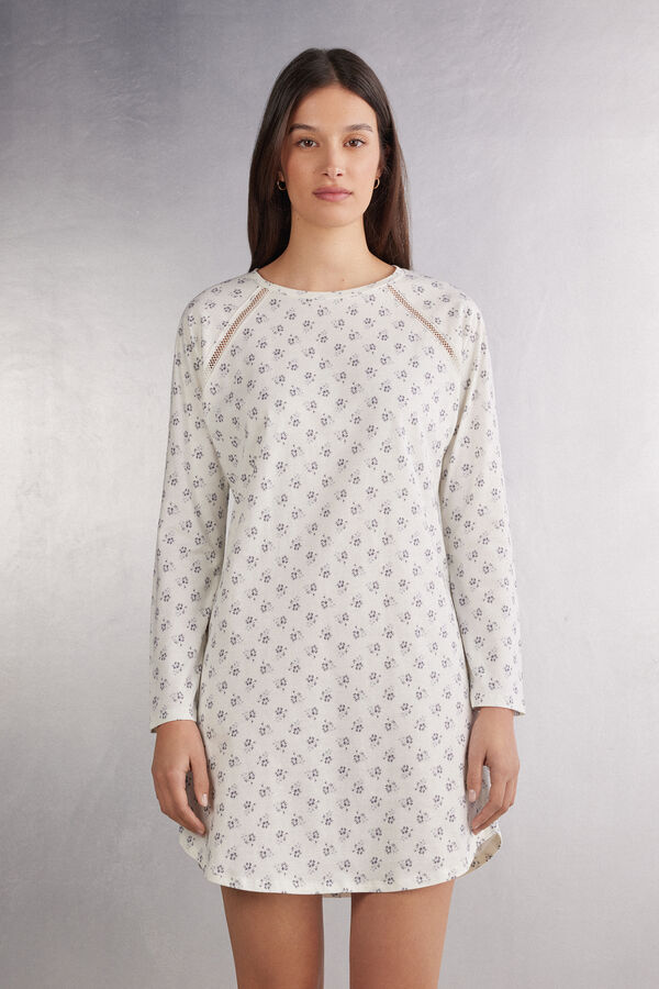 Dusty Flower Superior Cotton Nightdress