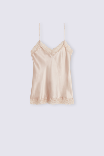 Lace and Silk Top