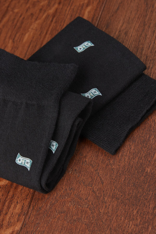 Long Patterned Soft Cotton Socks