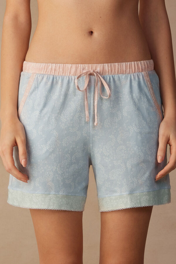 Romantic Cashmere Cotton Shorts