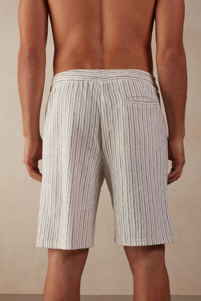 Striped Sweat Shorts