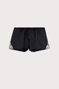 Shorts i siden Pretty Flowers