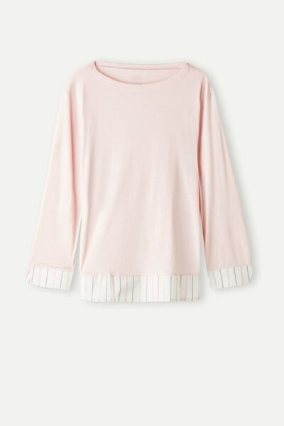 Soft Spring Long Sleeve Cotton Top