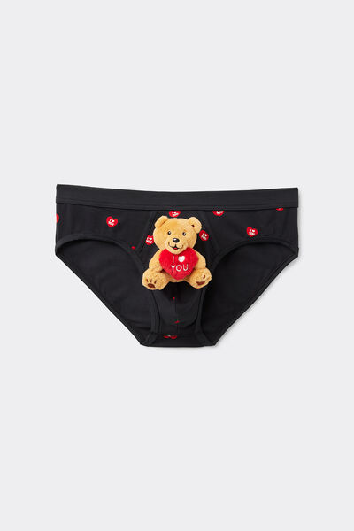 Slip van Superior Katoen met I Love You Knuffel