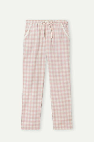 Gingham Lover Pants in Brushed Cloth