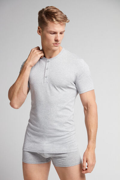 Superior Cotton Henley T-Shirt