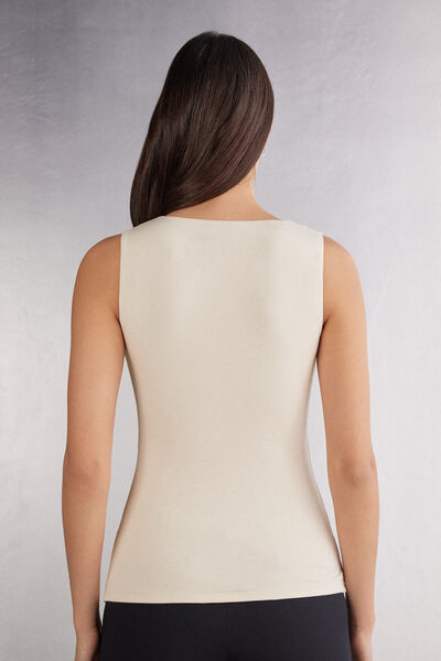 Camisola de Alças Largas em Fresh Bamboo