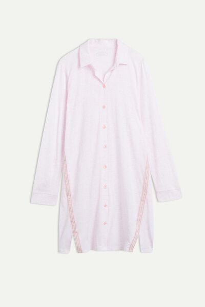 Sporty Cotton Long-Sleeved Ultrafresh Supima® Cotton Nightdress
