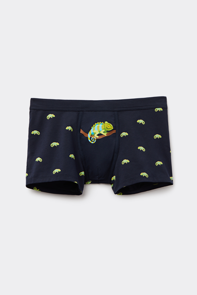 Superior Cotton Boxers with Chameleon Print