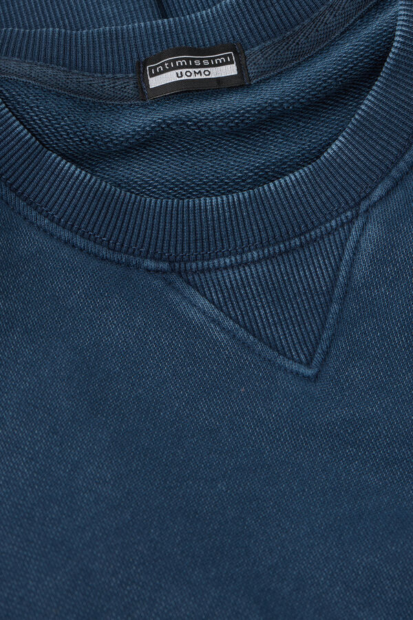 Washed Collection Crew-Neck Sweatshirt
