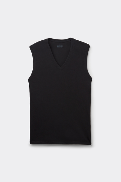 100% Extrafine Superior Cotton V-Neck Tank Top