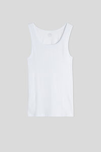 Ribbed Superior Cotton Vest Top