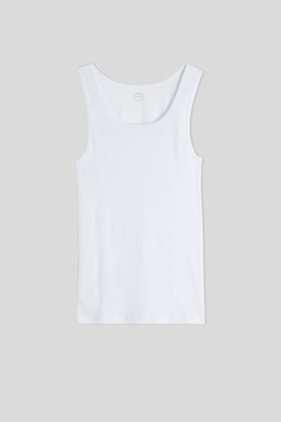 Ribbed Superior Cotton Vest Top