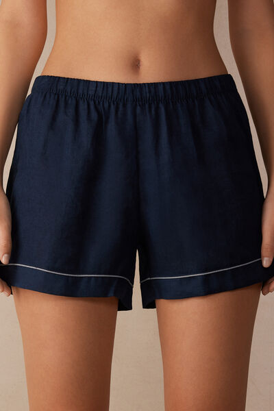 Yacht Night Linen Shorts