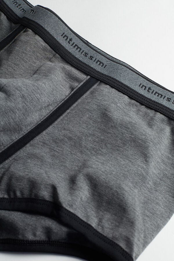 Boxers em algodão superior elástico