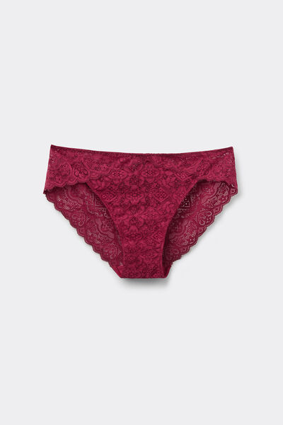 Culotte en Dentelle à Taille Basse
