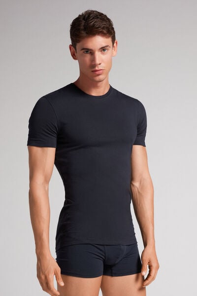 T-shirt in Cotone Superior Elasticizzato