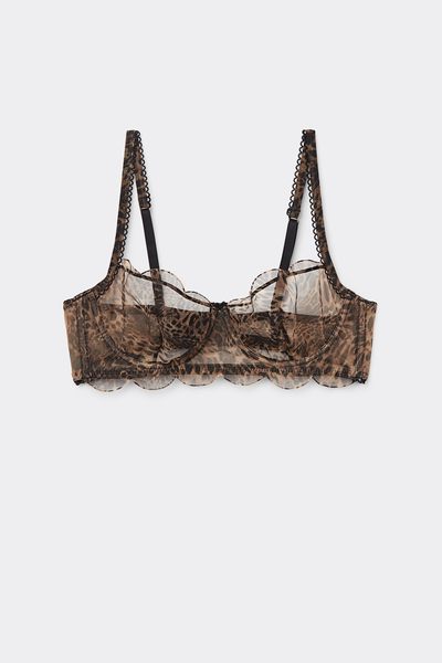 Always Glamorous Animal Print Balconette Bra