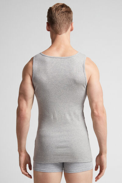 Ribbed Superior Cotton Vest Top