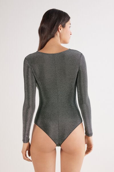 Body Manica Lunga Lamè Shimmering Passion