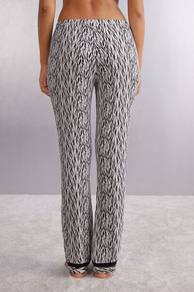 Pantalon en viscose de bambou GO ANIMALIER