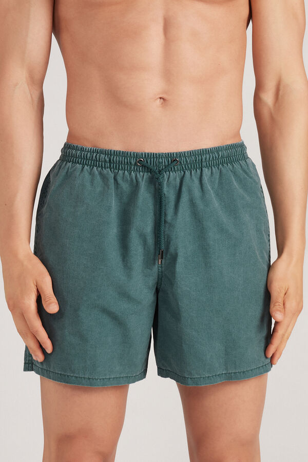 Washed Collection Swim Trunks