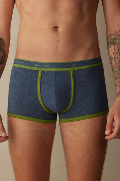 Boxerky Elastické Bavlny Supima® s Logem