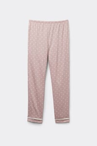 Pantaloni Lunghi Cotone Soft Pois