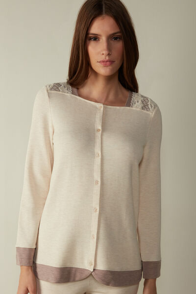 Classic Beauty Long Sleeve Button-Up Top