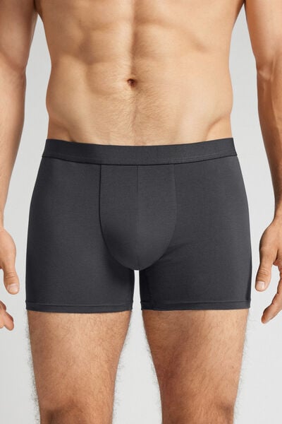 Boxer Cotone con Elastico a Vista